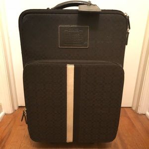 Authentic Coach roller luggage carry on OBO